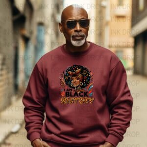 I am Black History T-Shirt Inspirational African American Pride Graphic Tee Women's Empowerment Shirt Unisex T- Shirt Design