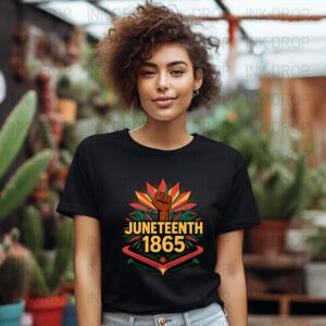 Juneteenth Digital Download, Freedom Day PNG, 1865 Art, Black History, Raised Fist Clipart, Celebration Design, Juneteenth Printable