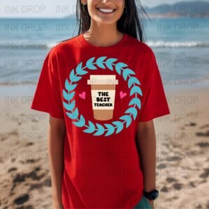 Best Teacher Coffee Digital, Teacher Appreciation Gift, Printable Teacher Card, Last Day of School Gift, Teacher Thank You Digital