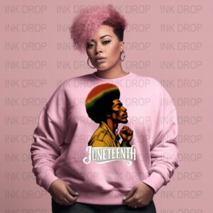 Juneteenth Digital Download, African American Art PNG, Afro Hairstyle Digital Image, Black History Month Artwork, Instant Download Printable