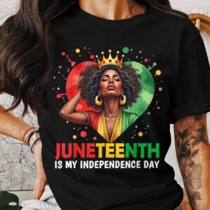 Juneteenth PNG, African American Queen Digital Download, Freedom Day Image, Black History, Melanin Art, Black Pride, Celebration Design
