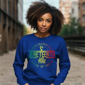 Juneteenth PNG, Juneteenth Digital, Emancipation Day, Black American Freedom, June 19th 1865, Fist, Stars, PNG Digital Download