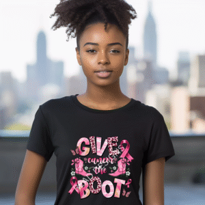 Give Cancer The Boot Shirt (Adult Sizes – Small to 5X)