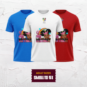 It's My Birthday Black Girl Shirt (Adult Sizes - Small To 5X)