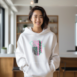 Breast Cancer Awareness No One Fights Alone Flag Hoodie