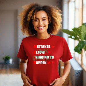 Math Mistakes Allow Thinking To Happen Design T-Shirt