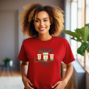 Teacher Fuel With Heart Coffee Cups Graphic T-Shirt