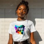 Colorful Gaming T-Shirt, Gamer Gift, PNG Digital Download, Video Game Controller Art, Gaming Tee, Trendy T Shirt Design