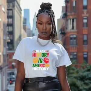 Black History American History Graphic Design Print T-Shirt