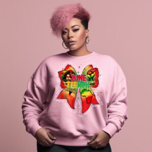 Juneteenth Celebration Design Freedom Since 1865 Sweatshirt