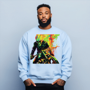 Ghost Rider Sweatshirt, Skull On Motorcycle, Burning Skull, Graphic Sweatshirt, Biker Gang Sweatshirt, Motorcycle Rider Sweatshirt, Skull