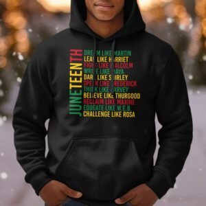 Juneteenth Inspirational Leaders Hoodie - Dream Like Martin