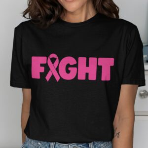 Fight Breast Cancer Awareness Pink Ribbon T-Shirt
