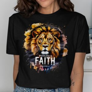 Fearless Faith Lion of Judah T-Shirt | Revelation 5:5