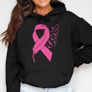Breast Cancer Survivor Feather Hoodie