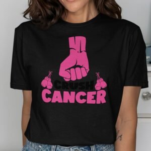 Crush Cancer T-Shirt for Breast Cancer Awareness