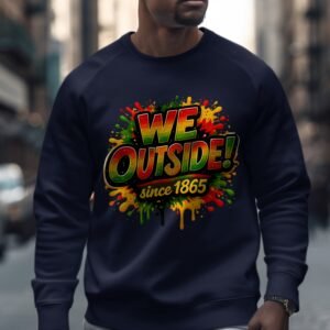 Juneteenth WE OUTSIDE! Since 1865 Celebration Sweatshirt