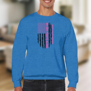 No One Fights Alone Breast Cancer Awareness Sweatshirt
