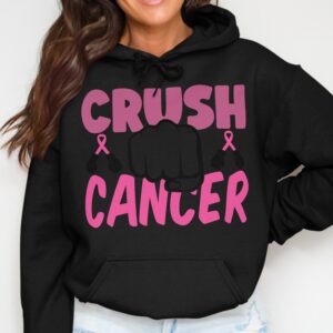 Crush Cancer Awareness Boxing Glove Hoodie