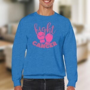 Breast Cancer Awareness Pink Boxing Gloves Sweatshirt