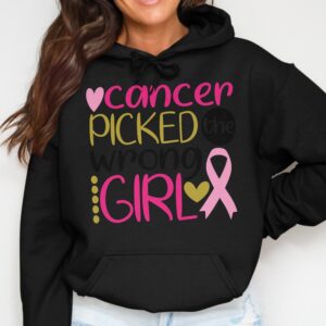 Empowering 'Cancer Picked the Wrong Girl' Hoodie