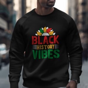 Black History Vibes Pan-African Colors Sweatshirt
