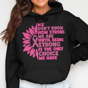 Inspirational Pink Ribbon Breast Cancer Awareness Hoodie