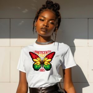 Juneteenth 1865 Butterfly Freedom T-Shirt