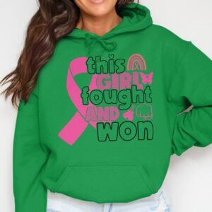 This Girl Fought & Won Breast Cancer Survivor Hoodie