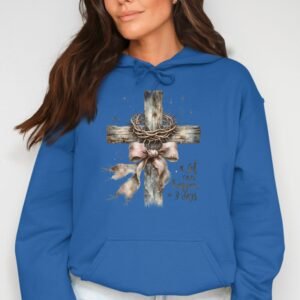 A Lot Can Happen in 3 Days Easter Cross Hoodie