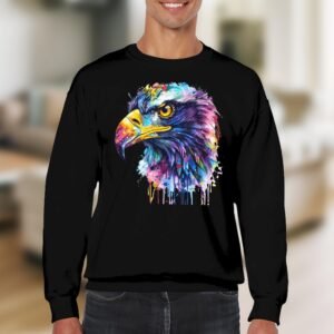 Vibrant Eagle Art Sweatshirt