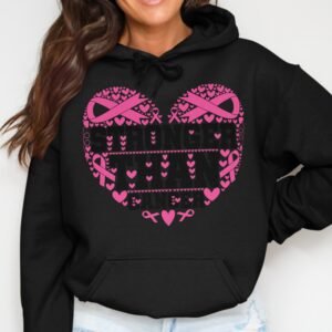 Stronger Than Cancer Hoodie - Breast Cancer Awareness