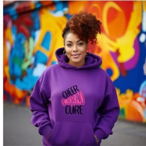 Cheer For A Cure Pink Awareness Hoodie
