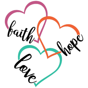 Faith Hope Love Inspirational Digital Design