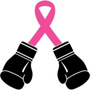 Breast Cancer Warrior Digital Graphic - Pink Ribbon Design