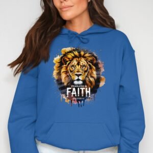 Fearless Faith Lion Hoodie - Revelation 5:5 Christian Apparel