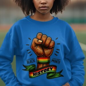 Black History Month Fist Power Sweatshirt