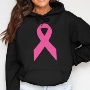Support & Hope Pink Ribbon Breast Cancer Awareness Hoodie