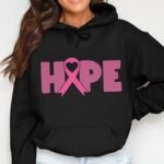 Hope Pink Ribbon Breast Cancer Awareness Hoodie