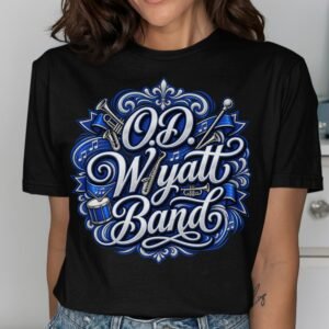 O.D. Wyatt Band Ornate Emblem Music Marching T-Shirt